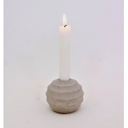 Rustik Beton Lysestage - Blge