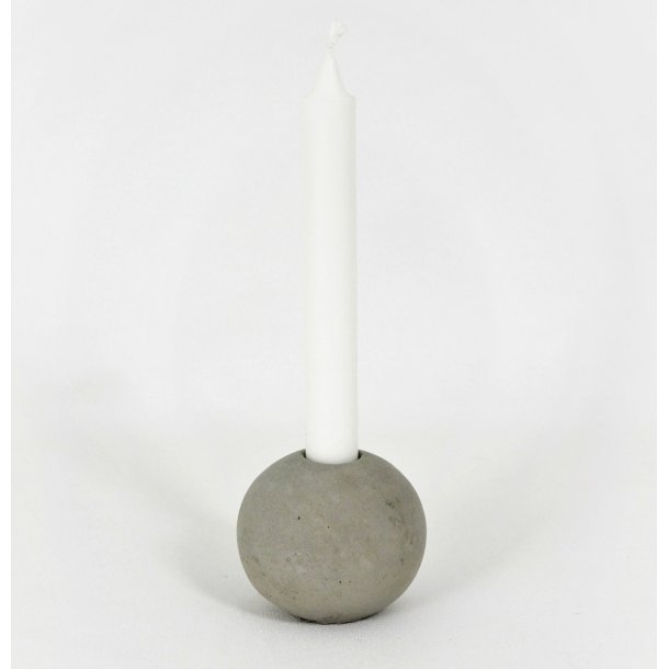 Rustik Beton Lysestage - Glat