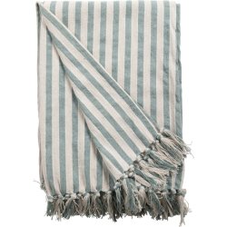 Recycled Plaid -Stripe - Off White/ Douce Light Blue
