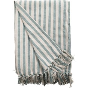 Recycled Plaid -Stripe - Off White/ Douce Light Blue