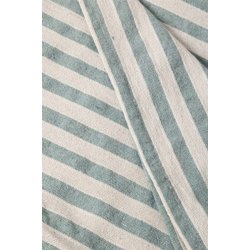 Recycled Plaid -Stripe - Off White/ Douce Light Blue