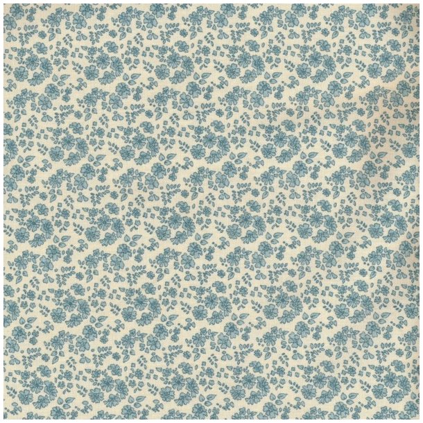 Voksdug - Betty - Blue Flowers