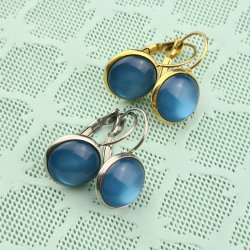 rering - Sea Blue - Slvbelagt - Urban Hippies