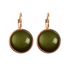 �rering - Glossy Moss Green - Guldbelagt - Urban Hippies