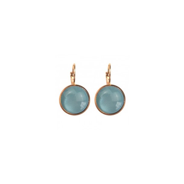 rering - Shiny Cameo Blue - Guldbelagt - Urban Hippies