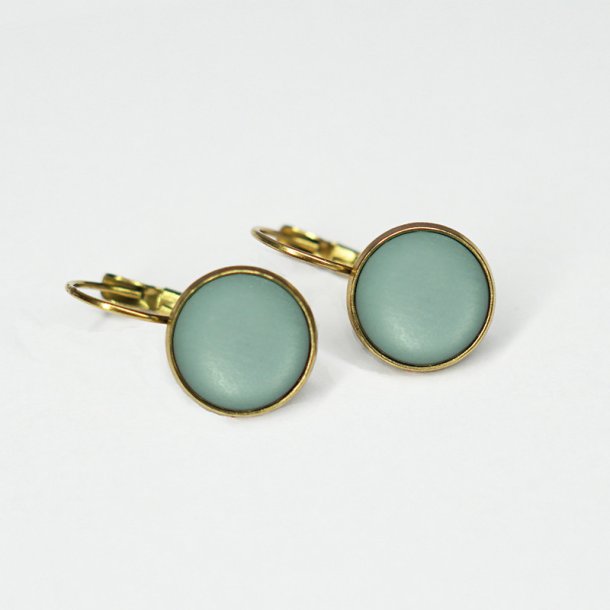 rering - Silky Cameo Blue - Guldbelagt - Urban Hippies