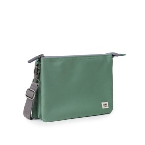 Carnaby Crossbody - Green - Recycled Canvas