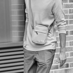 Bond Crossbody - Taupe  - Recycled Canvas