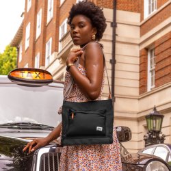 Kennington Crossbody -  Midnight Blue - Sustainable Nylon