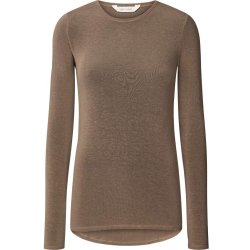 "Thyra" Bluse - Uld/viscose - Shitake