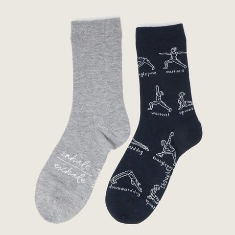 Gavestofpose - pair of Bamboo Socks - "Yoga" - Strømper - Lykke Læsø