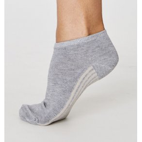 Bamboo Trainer Sock - Grey