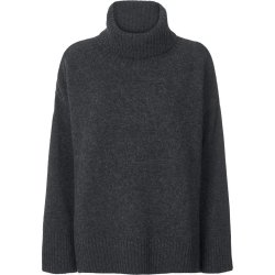 Lux Soft Rullekravestrik - Dark Grey - 100% uld