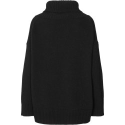 Lux Soft Rullekravestrik - Sort - 100% uld