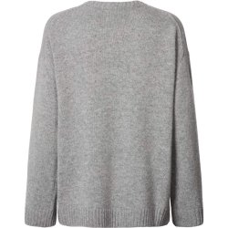 Lux Soft Striksweater - Grey - 100% uld