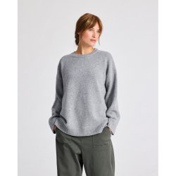 Lux Soft Striksweater - Grey - 100% uld