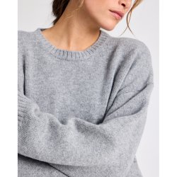 Lux Soft Striksweater - Grey - 100% uld