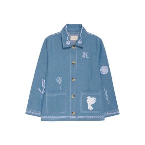 Eco. Jakke - Denim - Broderi