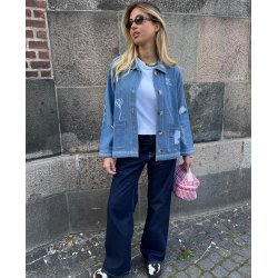 Eco. Jakke - Denim - Broderi