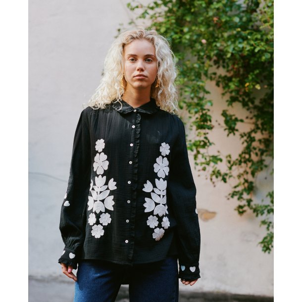 Eco. Skjorte - Rae - Broderi - One Size