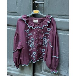 Eco. Shirt - Wine - Broderi 