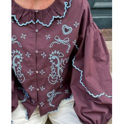 Eco. Shirt - Wine - Broderi 