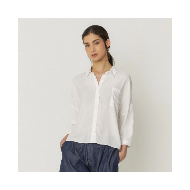 Eco. Skjorte - Off White - Oversize