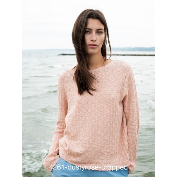 Soft strik - Dusty Rose - organic cotton