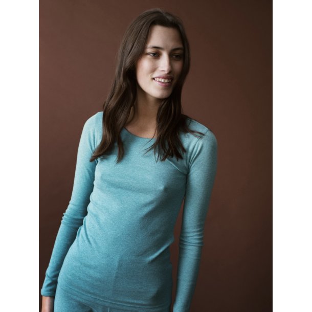 Eco. Bluse - Soft Teal