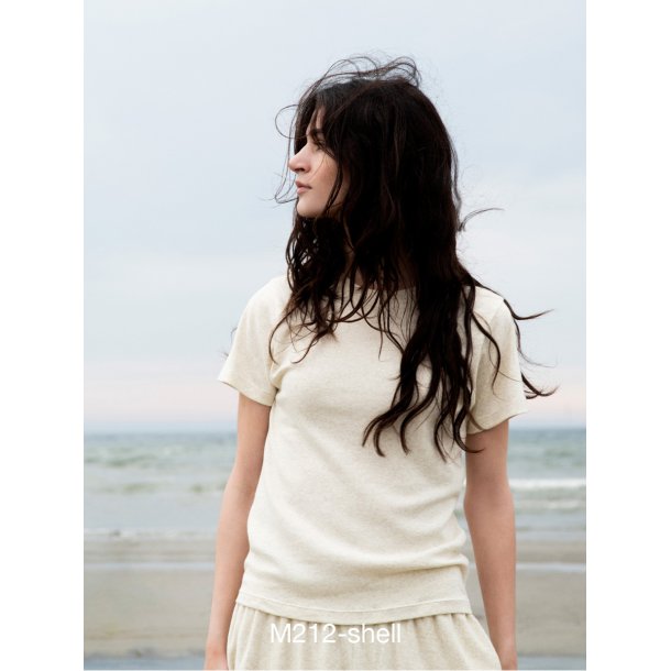 Eco. T-shirt - Shell - Off White Meleret