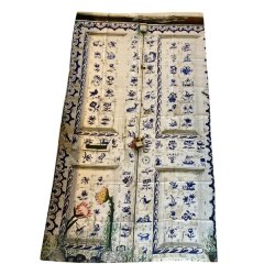 Lykke Trklde - "Old door decor" - Silke/Bomuld